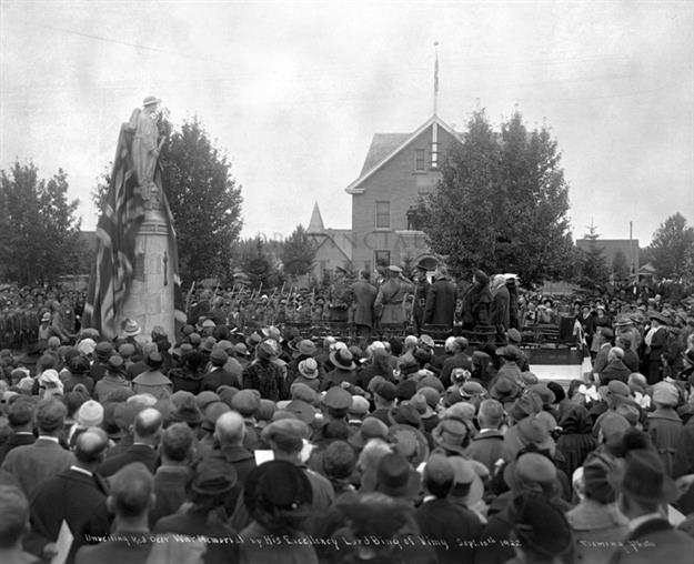 Unveiling, September 15, 1922.