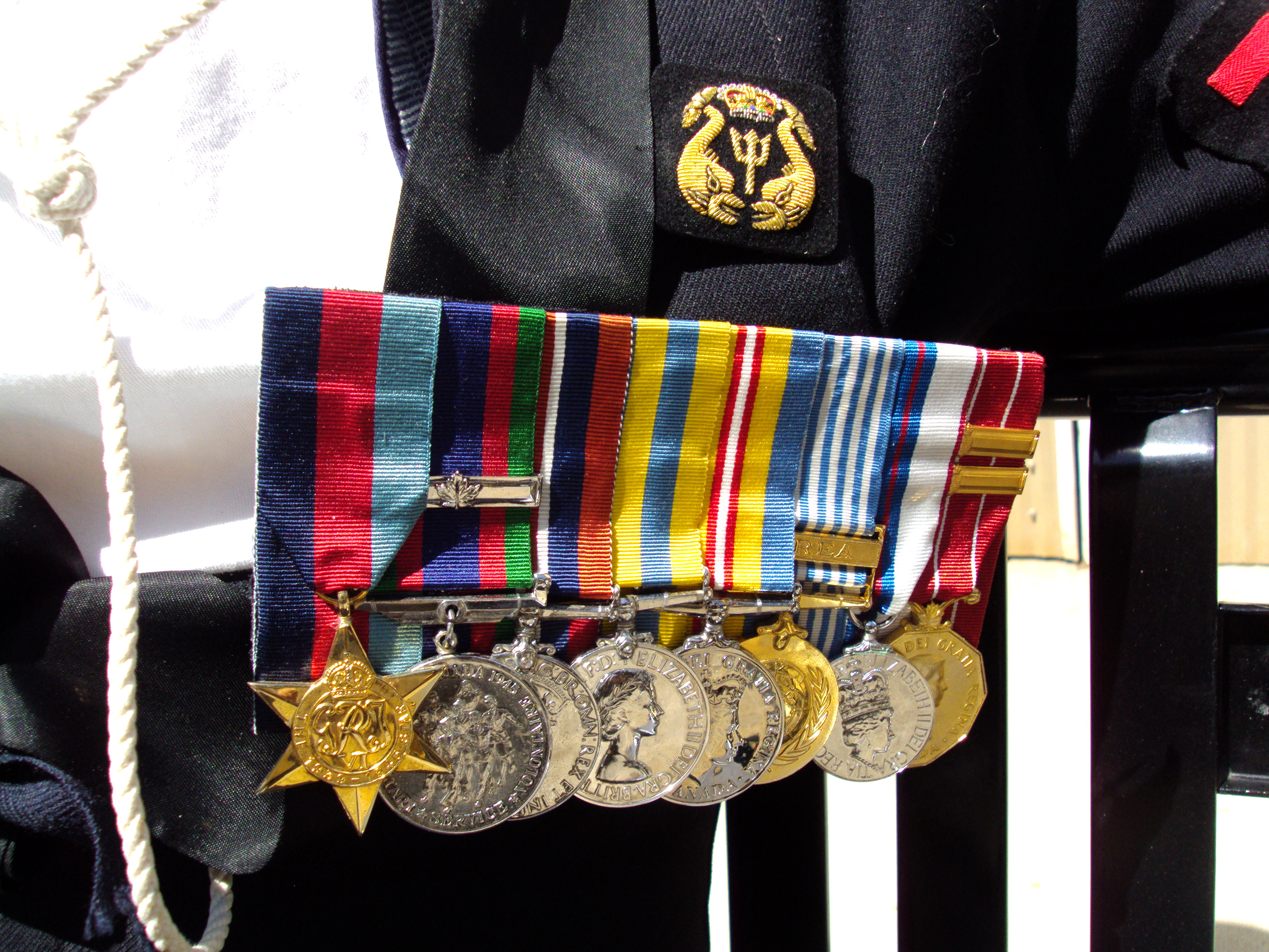 Captain John Mason's medals.