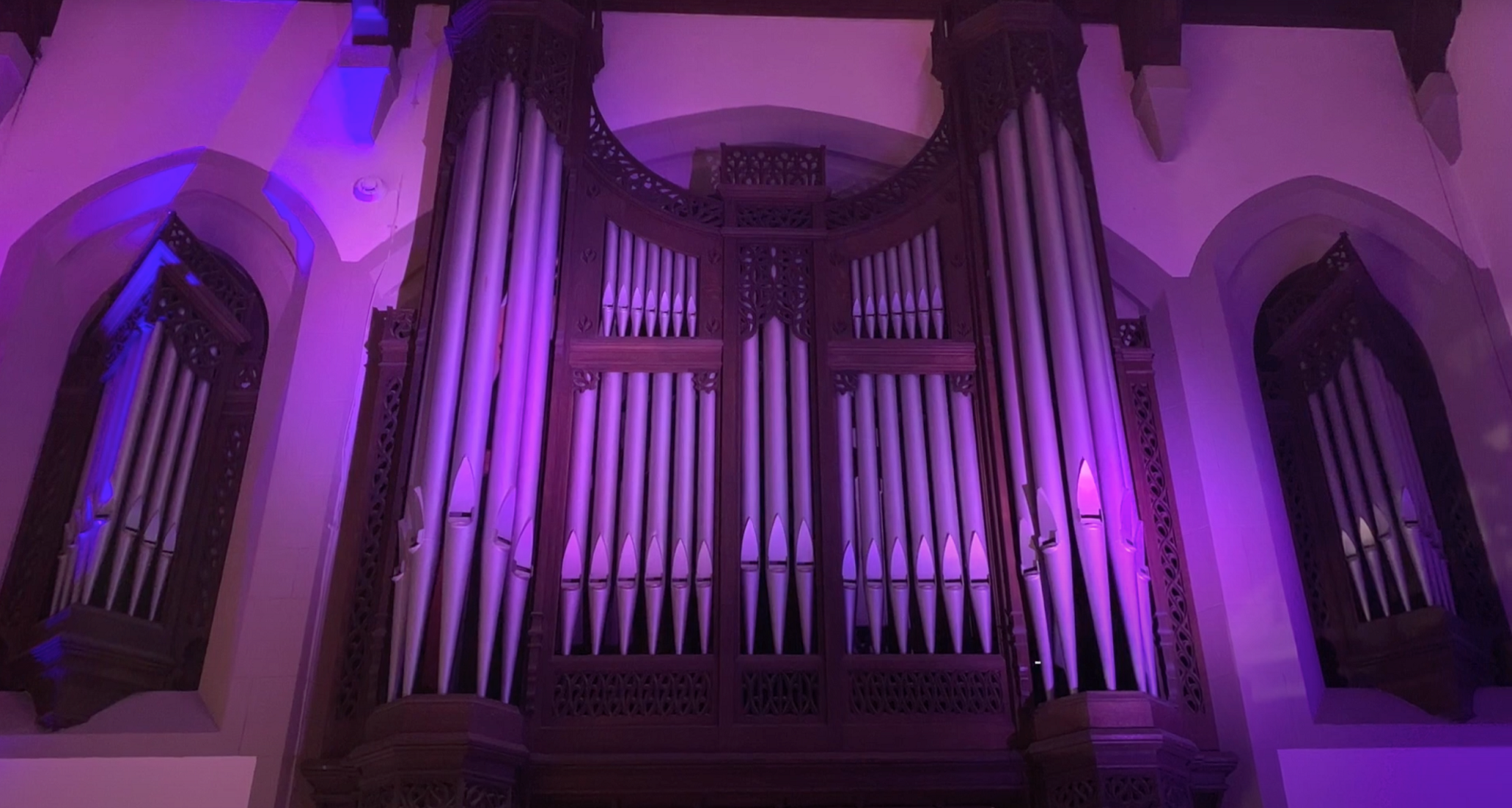 Memorial Organ pipes