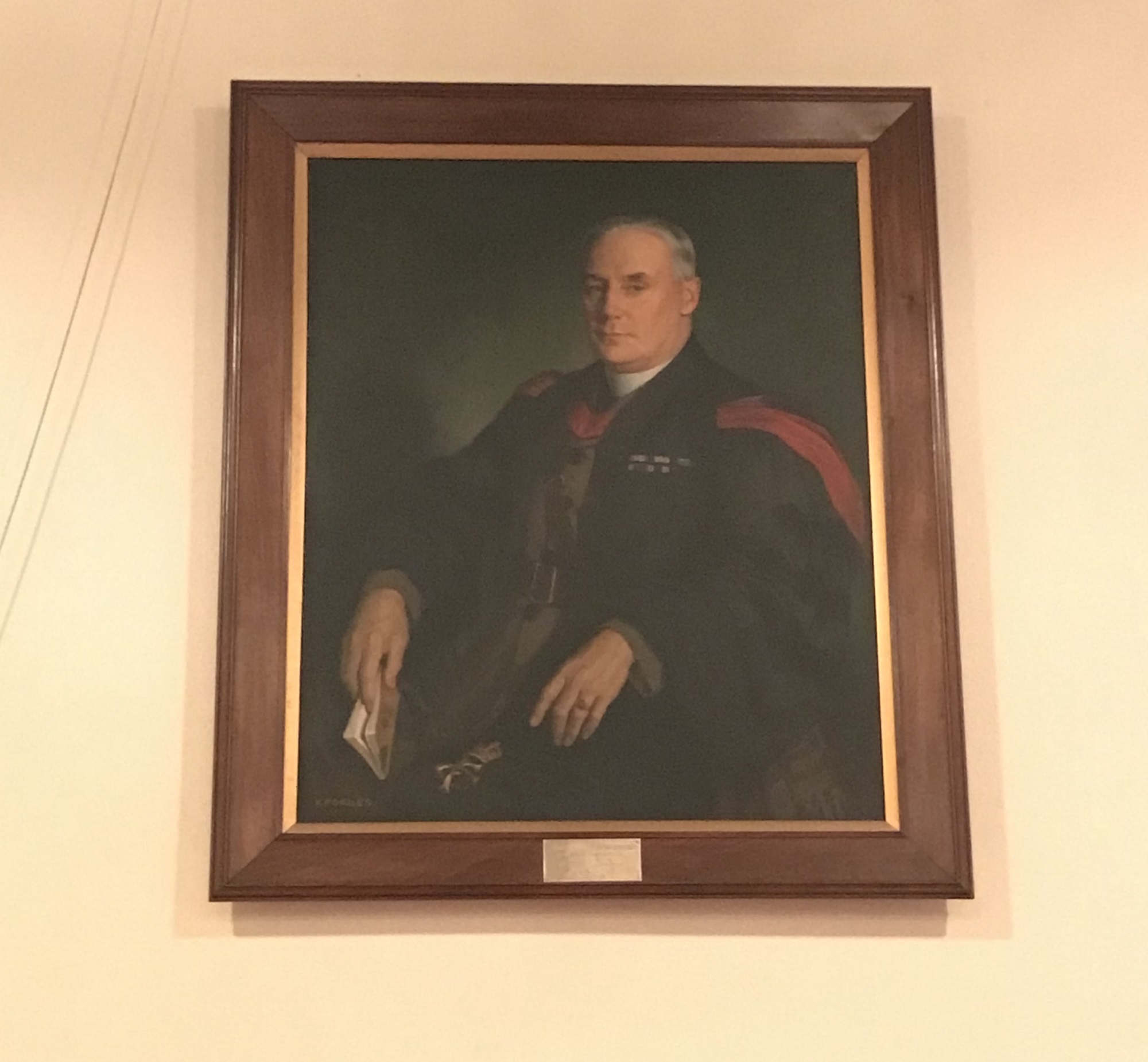 Portrait of Reverend Lieutenant-Colonel G.O. Fallis
