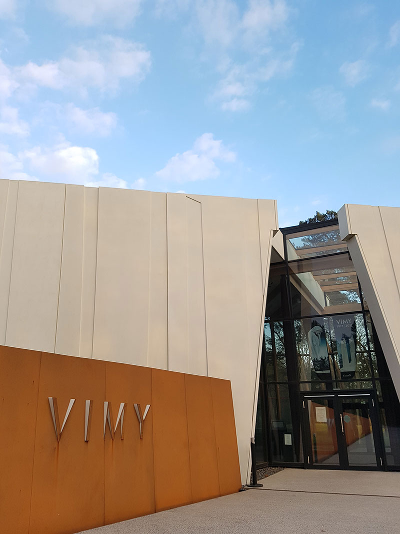 Centre d’accueil et d’éducation du Mémorial national du Canada à Vimy
