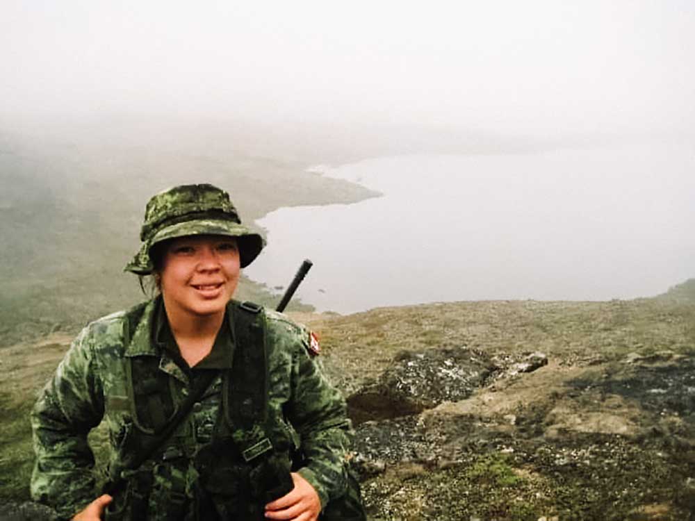 Naomi Fong during Operation Nanook 2008
