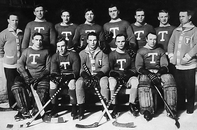 1914 l'équipe de hockey Toronto Blueshirts