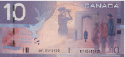 Canadian ten dollar bill