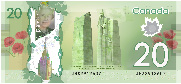 Canadian twenty dollar bill