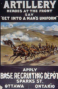 Artillery Heroes at the Front Say "Get Into a Man's Uniform".