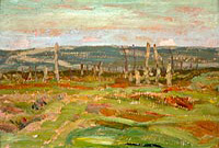 Vimy Ridge from Souchez Valley – study. A.Y. Jackson.