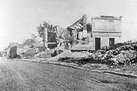 Vimy's main street after the battle.