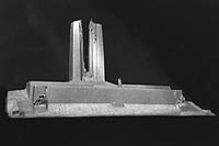 Maquette of the Vimy Monument – plaster.