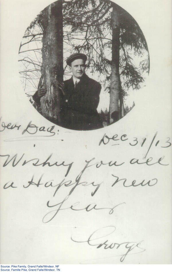 A letter from George