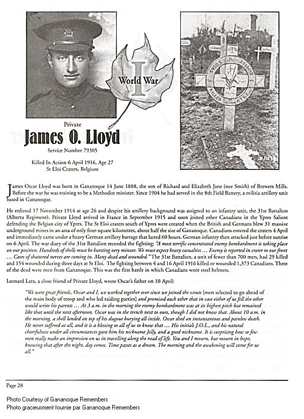 Memorial Page