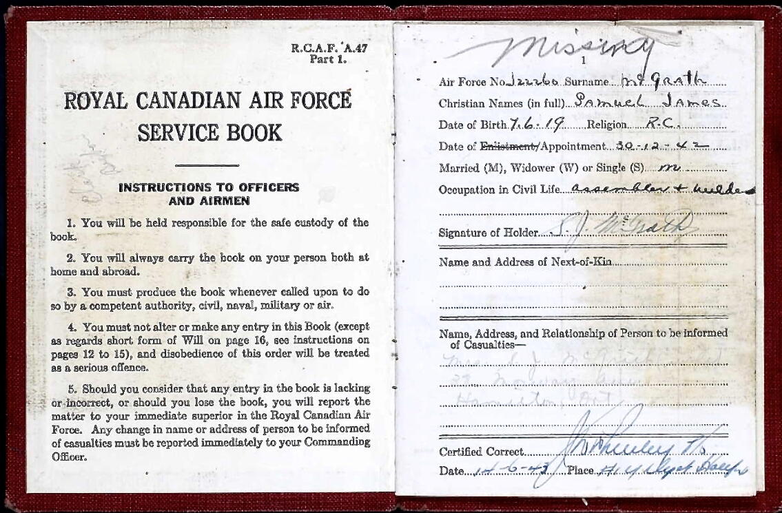 Samuel James McGrath Veterans Affairs Canada Samuel James McGrath Veterans Affairs Canada