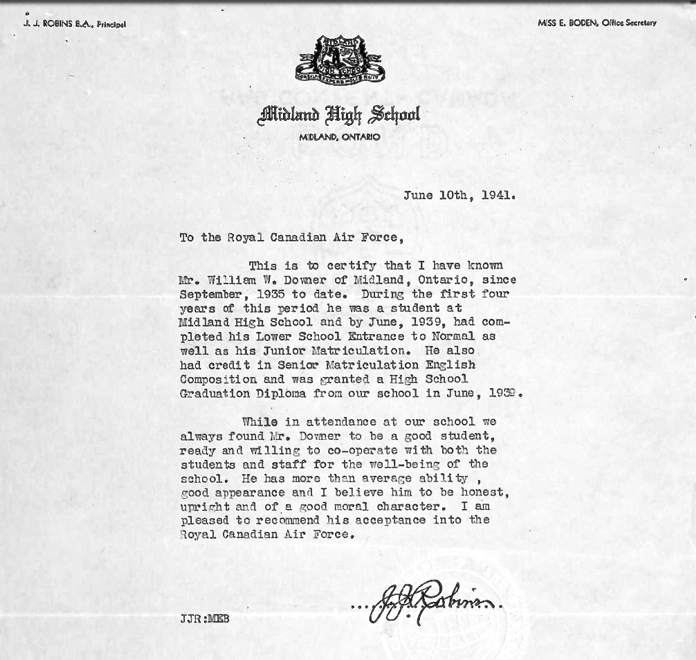 Letter of recommendation