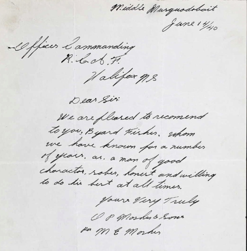 Letter of recommendation