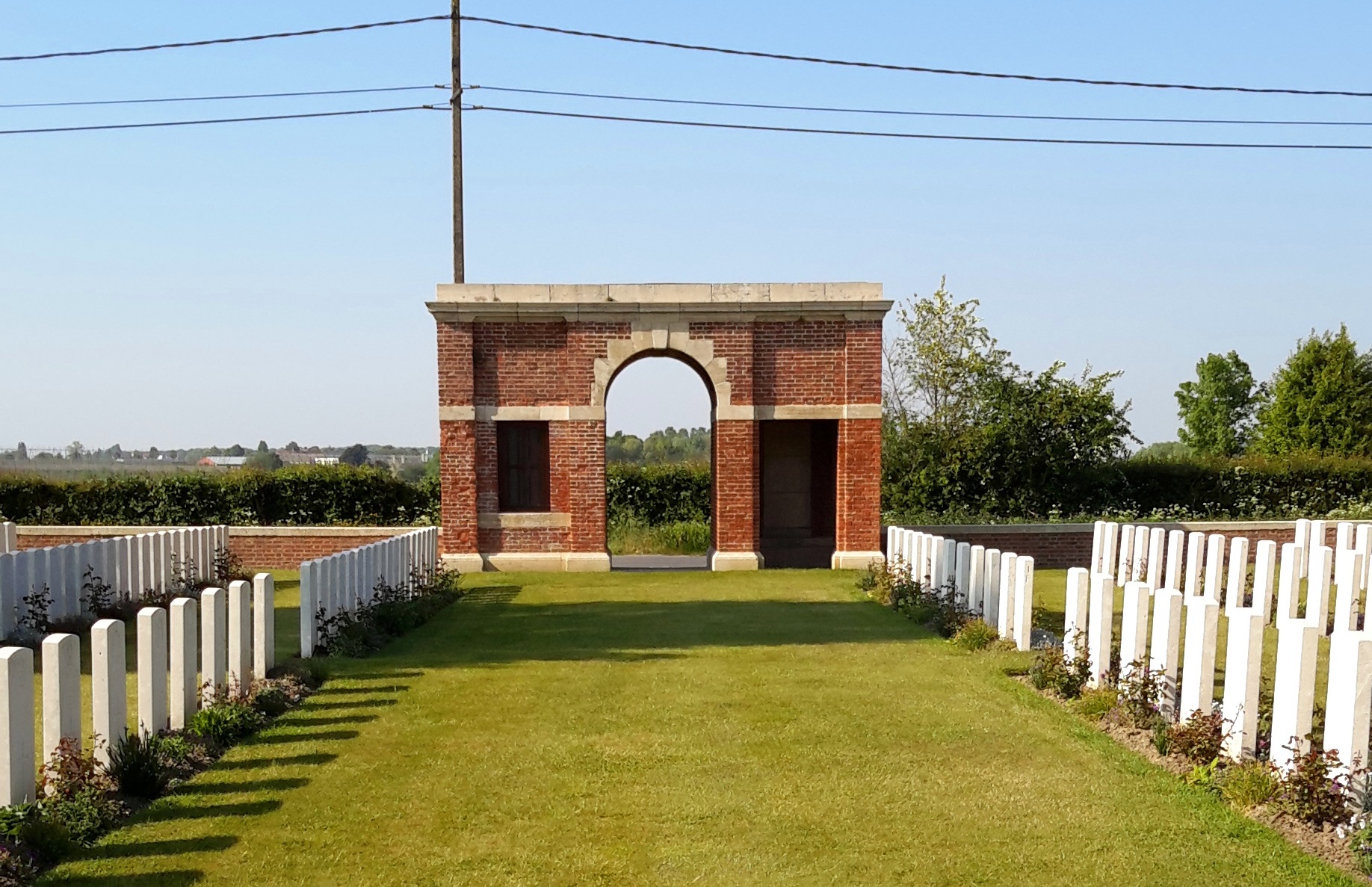 Nine Elms British Cemetery, Belgium