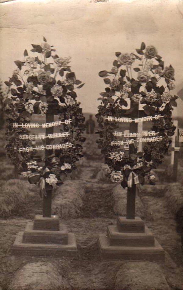 Original gravemarker of James Learmonth