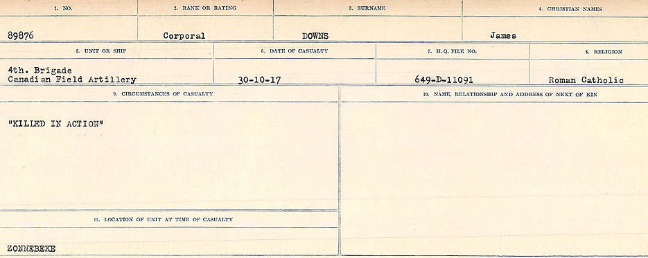 Circumstances of death registers