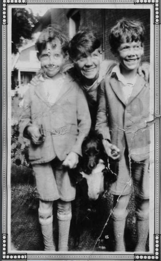 Photo of Harold, Stanley and Alfred