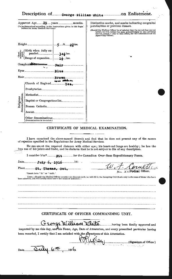 Attestation Papers (Back)