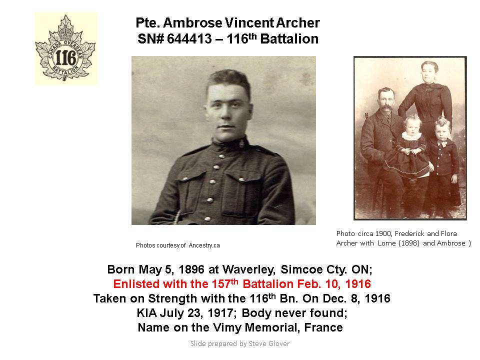 Photo of AMBROSE VINCENT ARCHER