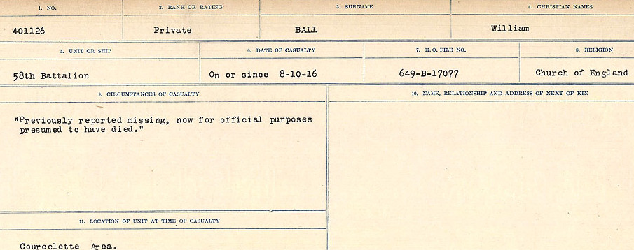 Circumstances of Death Registers