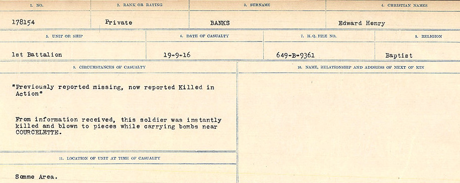 Circumstances of Death Registers