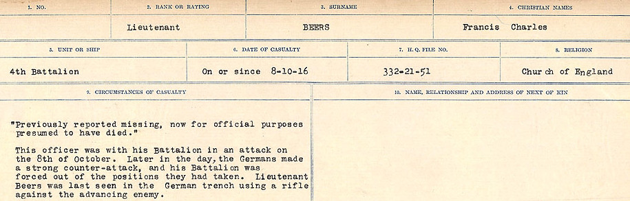 Circumstances of Death Registers