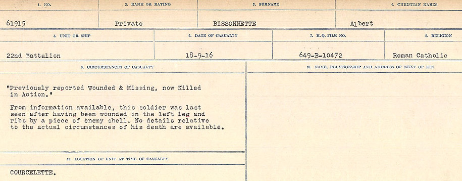 Circumstances of Death Registers