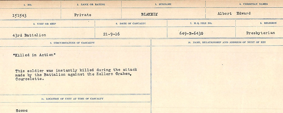 Circumstances of Death Registers