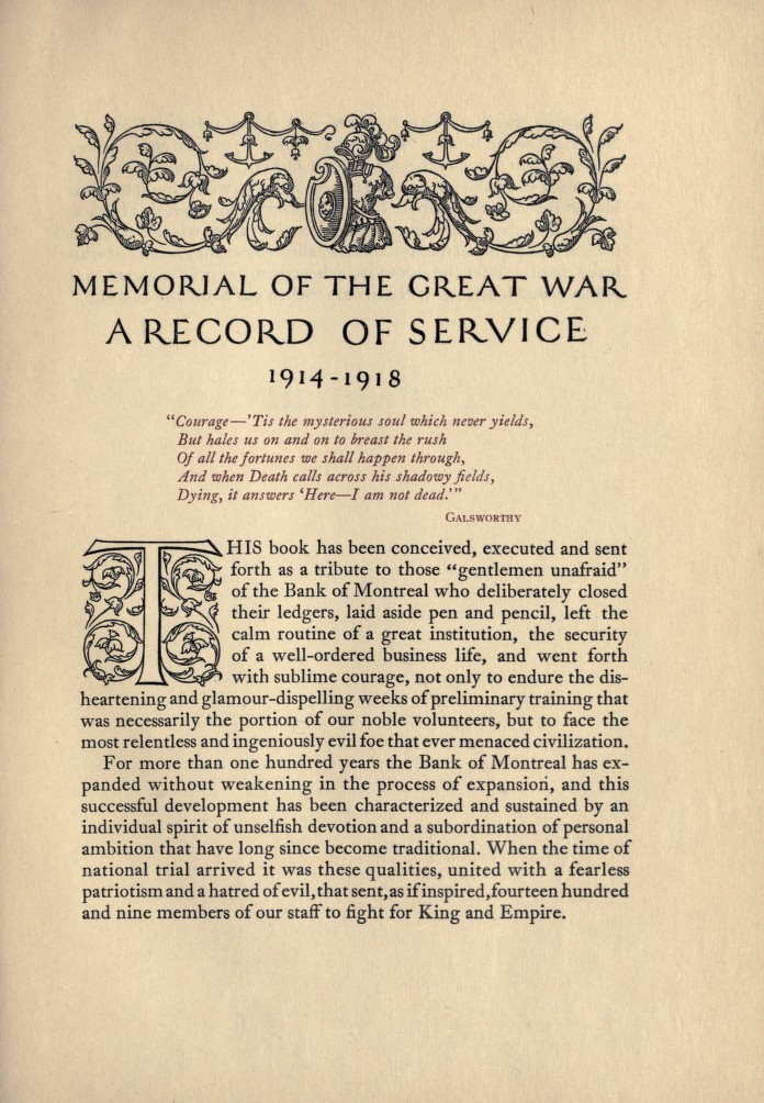 Record of Service