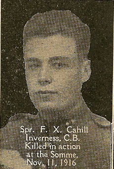 Photo of FRANCIS XAVIER CAHILL