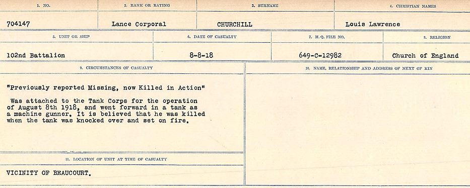 Circumstances of Death Registers
