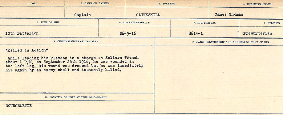 Circumstances of Death Registers