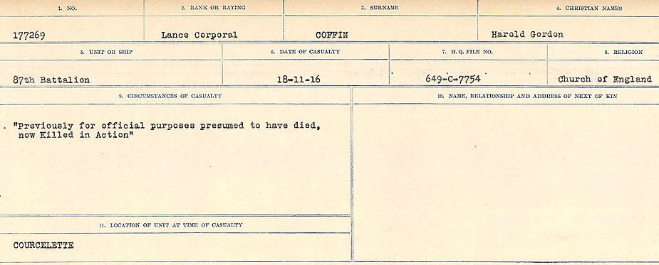 Circumstances of Death Registers