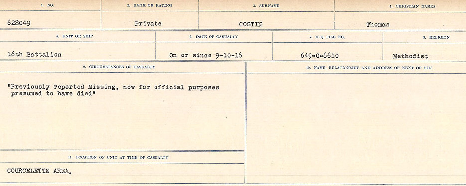 Circumstances of Death Registers