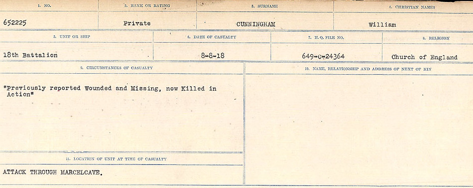 Circumstances of death registers