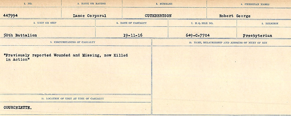 Circumstances of death registers