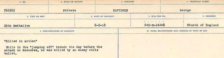 Circumstances of death registers