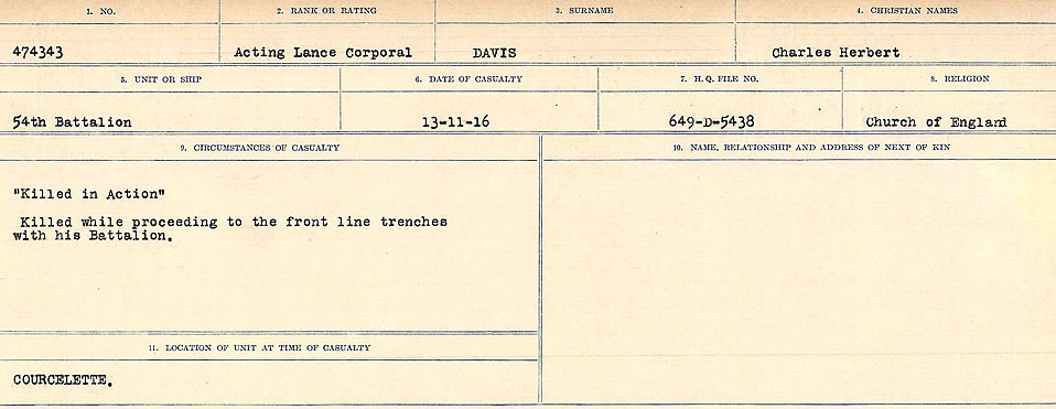 Circumstances of death registers