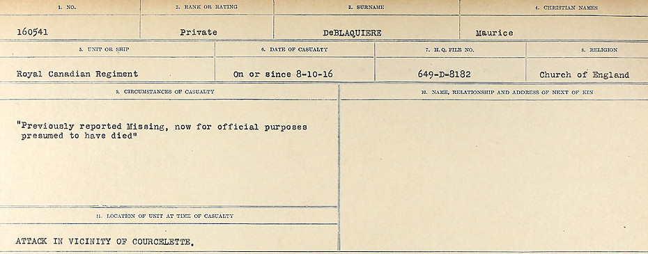 Circumstances of death registers