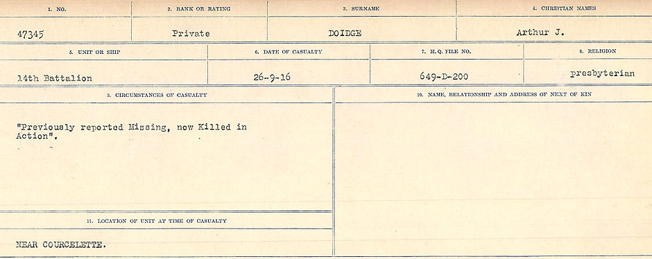 Circumstances of death registers
