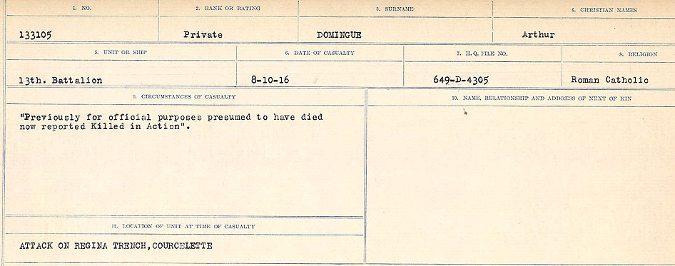 Circumstances of death registers