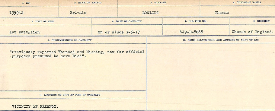 Circumstances of death registers