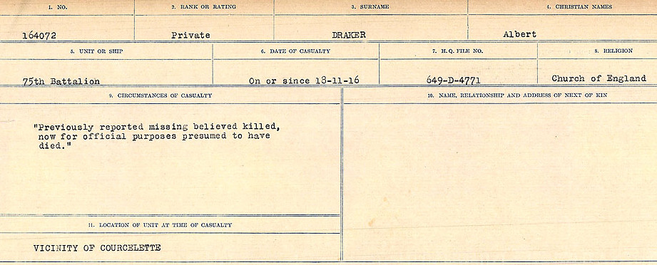 Circumstances of death registers