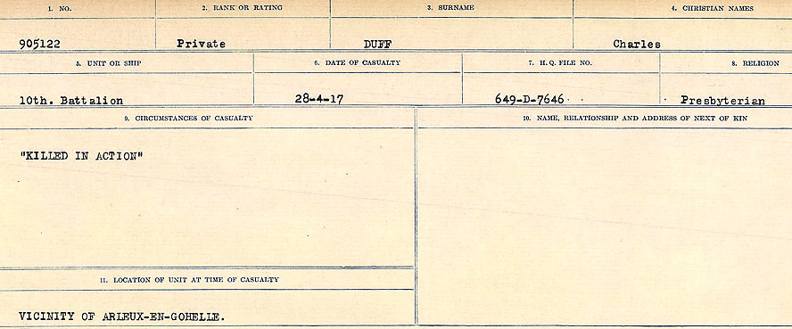 Circumstances of death registers