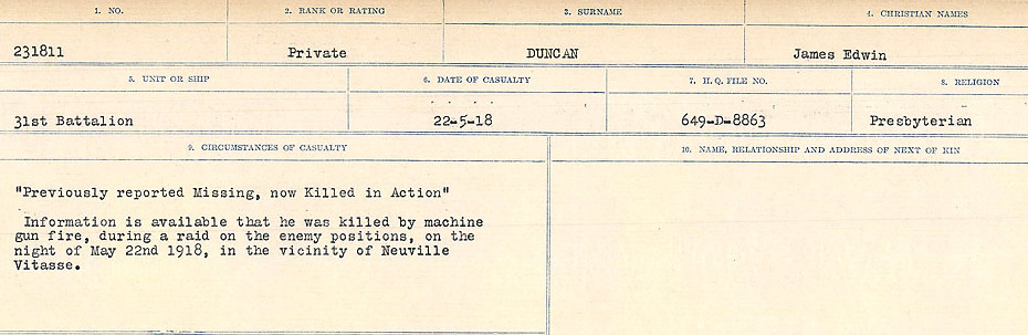 Circumstances of death registers