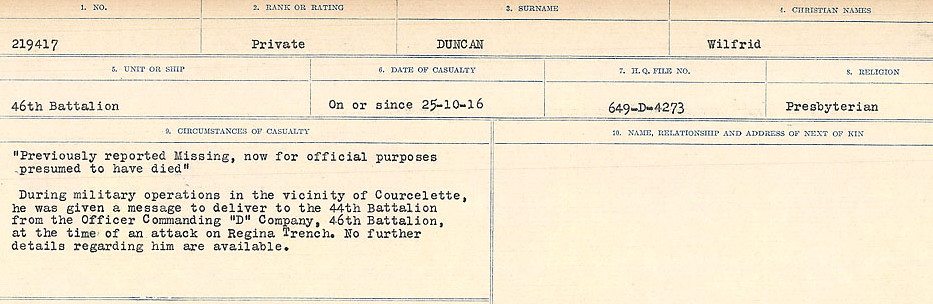 Circumstances of death registers