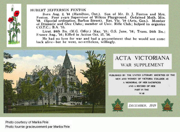 Acta Victoriana War Supplement