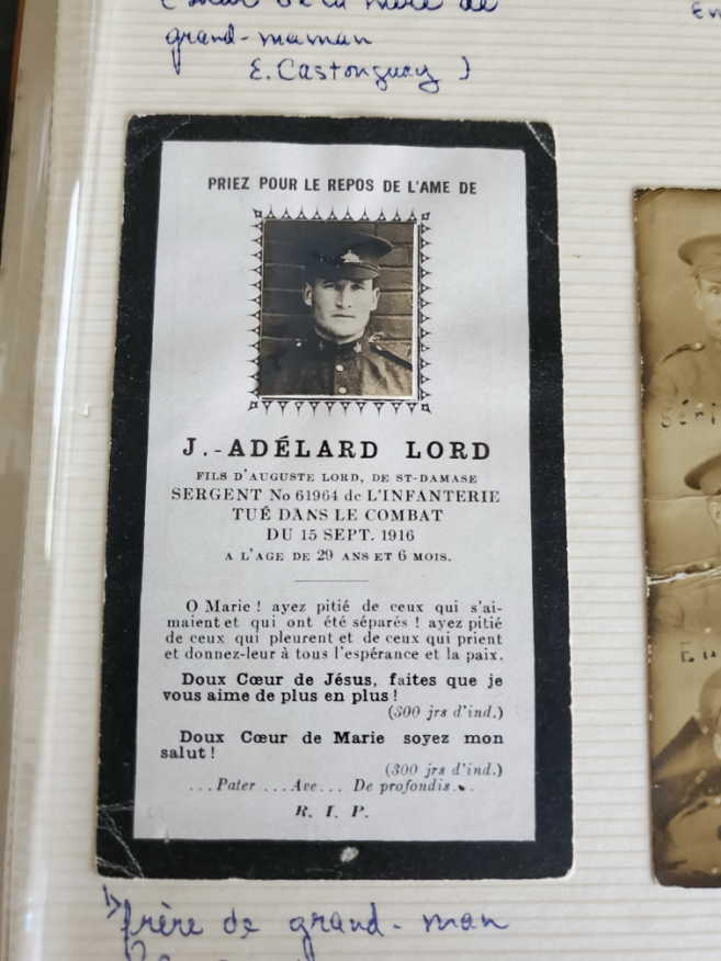 Photo of Joseph Adelard Lord
