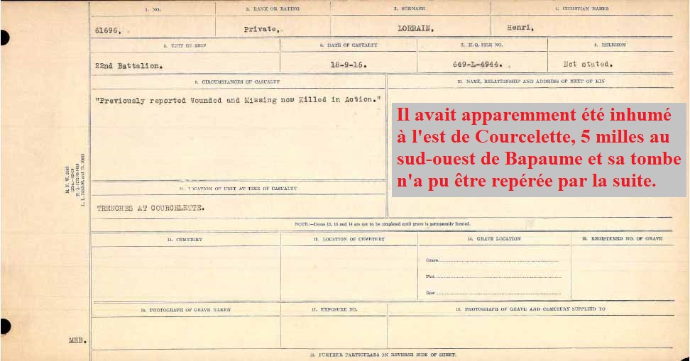 Circumstances of death registers